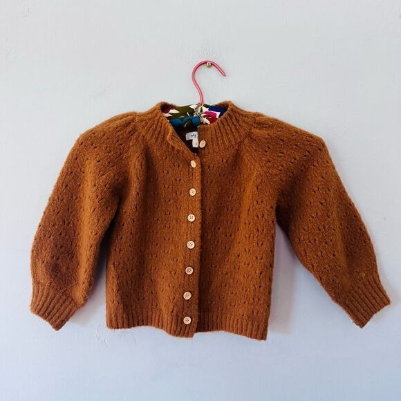 Other - Scandinavian girls burnt orange cardigan sweater | New with Tags
